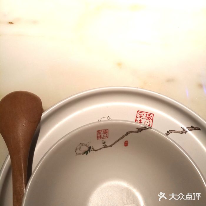 绿茶餐厅(石家庄万象城店)餐具摆设图片