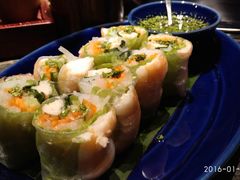 泰式鲜虾卷-山港凯悦酒店·BEBA海滩烧烤餐厅酒吧
