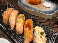 三文鱼鱼腩五食-大雄寿司(洛浦店)