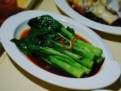 白灼广东芥兰-香港池仔记肠粉王(博多新记襄阳南路店)