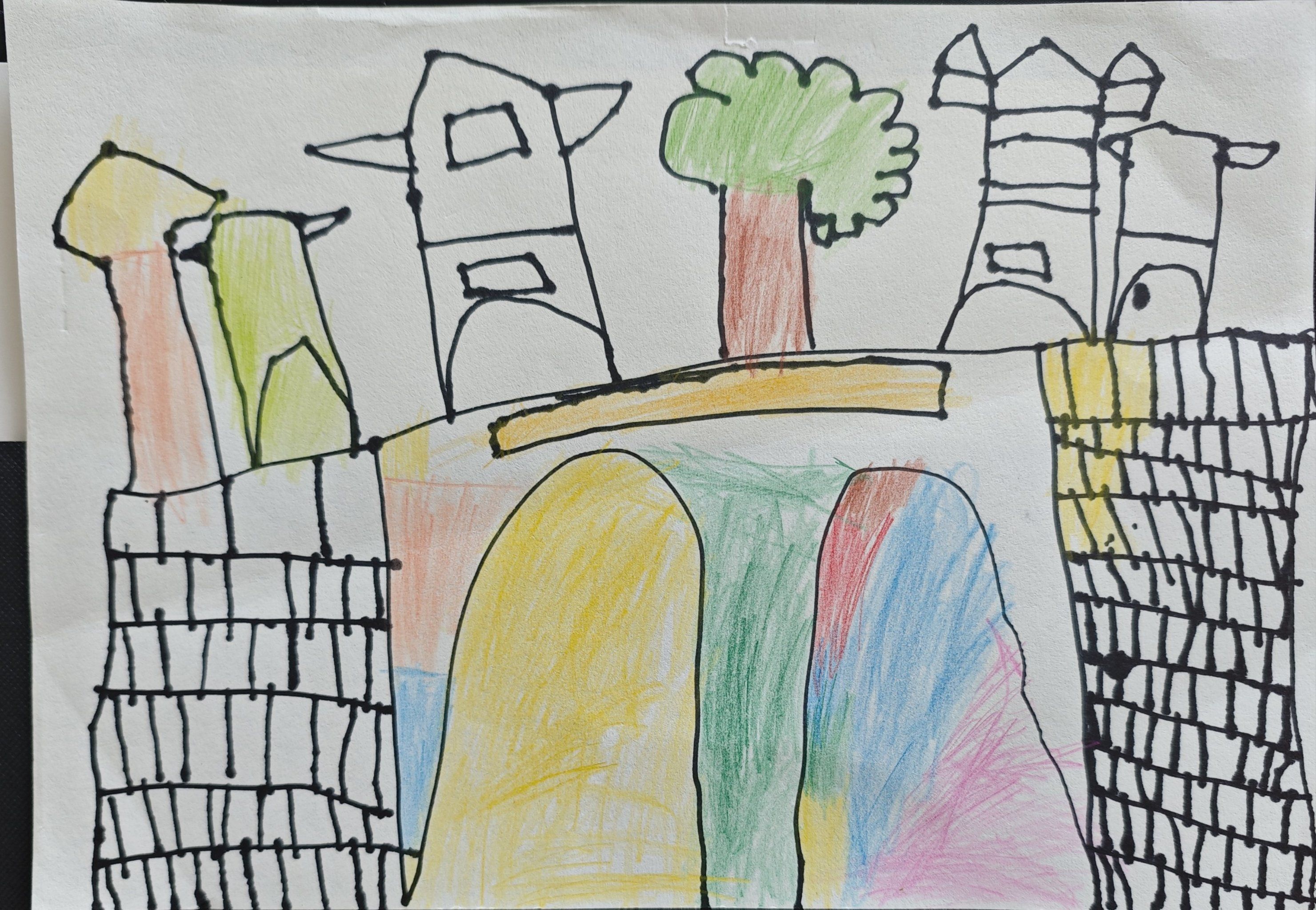 但是我还是觉得小屁孩画的还挺不错的