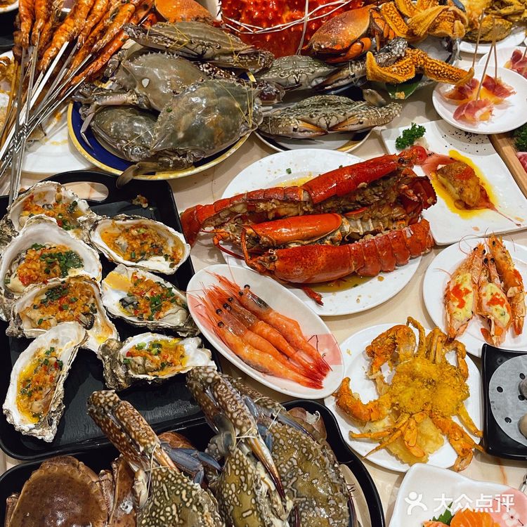 成都最豪华的海鲜自助餐非它莫属❗️