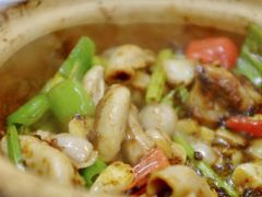 酱爆猪生肠-天宝食坊·啫啫煲大排档(西华路店)