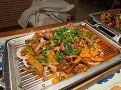 葱爆牛肉-绿茶餐厅(王府井永宁门店)