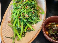 水豆豉炒蓬蒿菜-山石榴·贵州菜(丰盛里店)