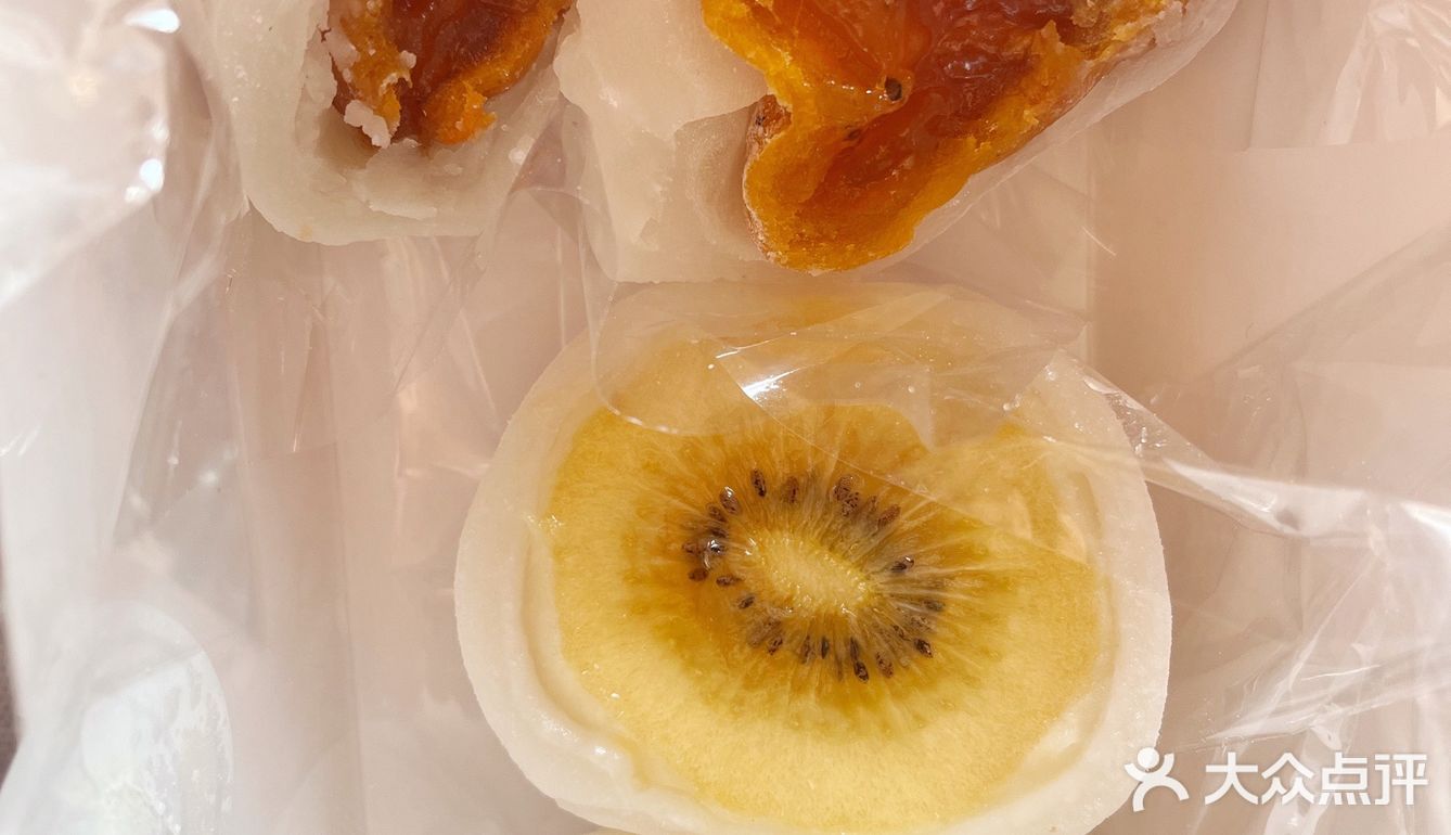 柿柿如意，柿子大福吃上了，微甜好好吃。
