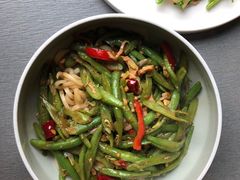 豆角丝炒肉拌转百刀-日上三甘(三里屯店)