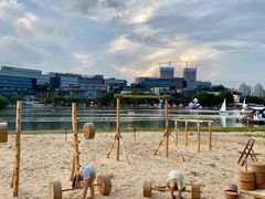 -欢乐海岸椰林沙滩-2025湾区超级灯会