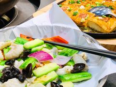 巴鱼炒胜瓜-飞尝蚝·顺德菜·鱼生(顺德总店)
