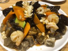 三鲜焖子-方城小吃店