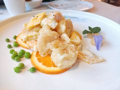 芒果芥末虾丸子-味钱塘·钱塘渔鲜·地道江浙菜(宋城店)