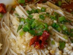 蒜蓉蒸金针菇-老头儿油爆虾(星光一期店)