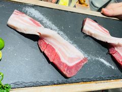 厚切黑猪猪五花-朴太院·朝鲜族炭火烤肉(民乐园总店)