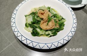 Bok Choy with Oil Tofu Skin