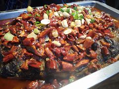 经典香辣烤鱼（清江鱼/份）-锦尚阁烤鱼•天津菜(宣武门胡同店)
