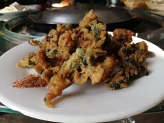 炸花椒盐-姥家大锅台水库渔家