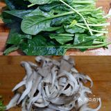 青菜咸汤圆