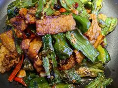 辣椒炒黑猪肉-鸽子窝(宋庄店)