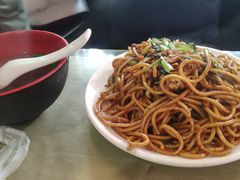 鸡蛋肉丝炒面-二中酸辣汤