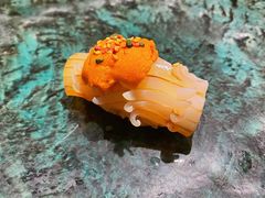 枪鱿鱼海胆寿司-鮨青(恒基名人购物中心店)