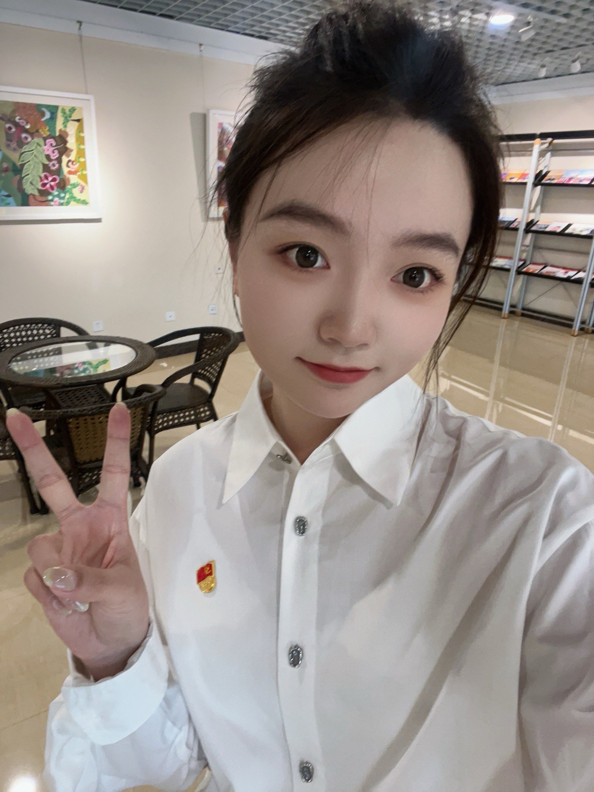 会议室自拍达人