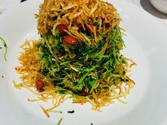 巧拌豆苗-四季民福烤鸭店(王府井灯市口店)