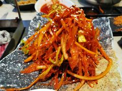 凉拌明太鱼丝-白玉·朝鲜族烤串(深圳Kkone店)