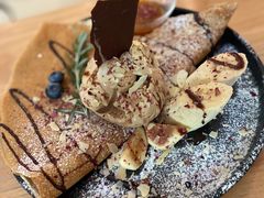 鲜果雪糕巧克力可丽饼-GOTLOT COFFEE&KITCHEN角落厨房NOOK店