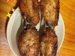 招牌秘烤鸡翅-炒豆合作社(东四总店)