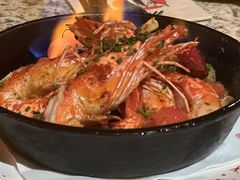 火焰橄榄油爆虾-BROWNSTONE布朗石西班牙餐厅(富城店)