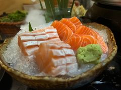 三文鱼刺身-龍二烧肉酒场(九亭店)