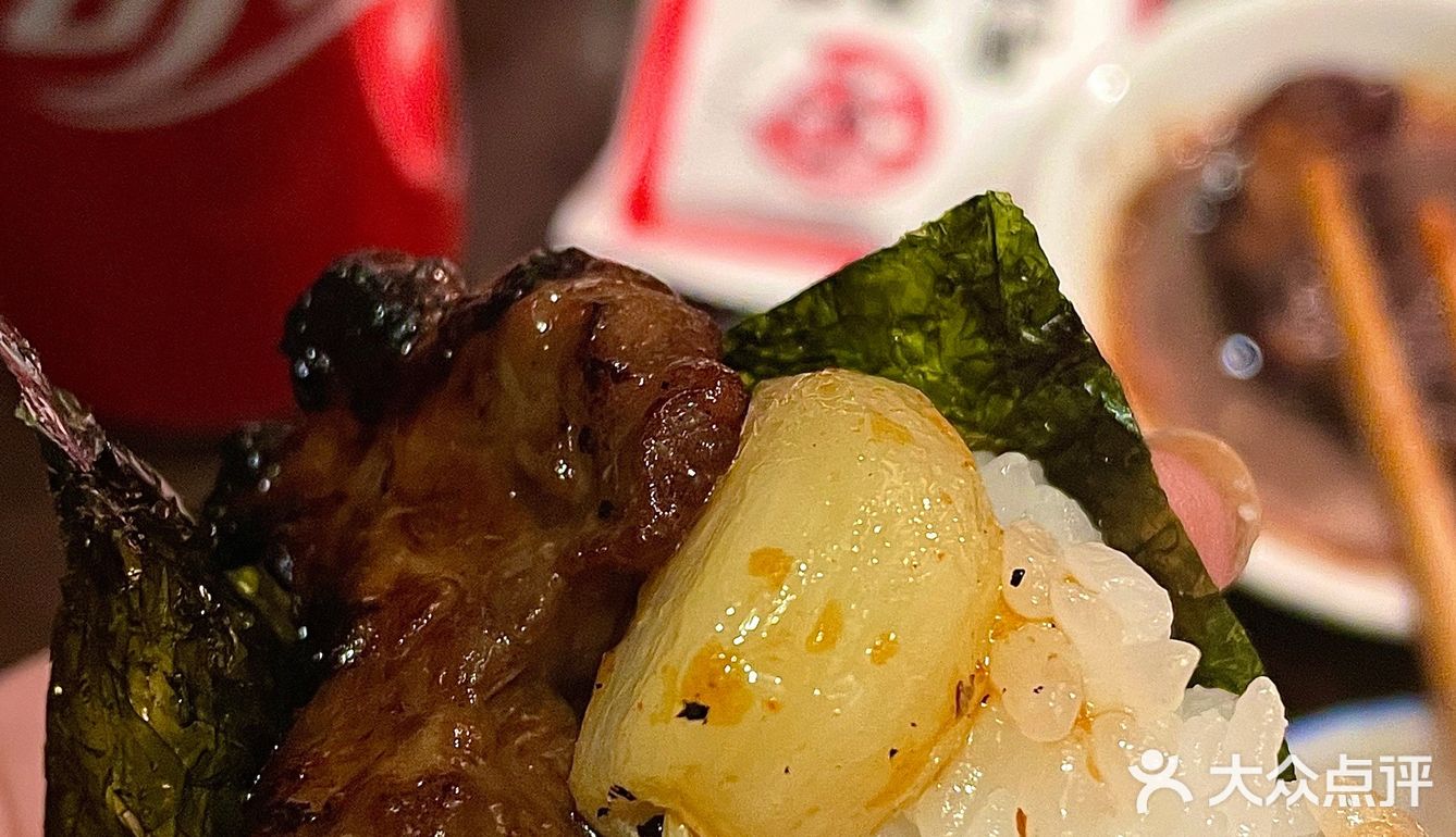 气力苑日式烧肉|烤肉配大蒜