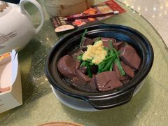 胡椒韭菜浸猪红-顺轩海鲜火锅酒家
