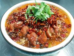 皮豇豆肉丝-谢师酒家