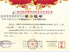 学员武术比赛获奖证书2-武术世家少儿培训中心(首都体育学院店)