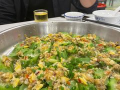 丝瓜整花甲肉-大嫂镬仔·焖鸡煲·啫啫煲(逢源路店)