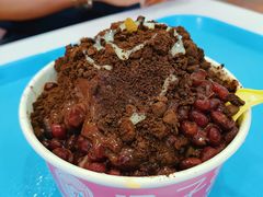 巧克力炼乳刨冰-梁子刨冰王&梁小糖(王顶堤店)