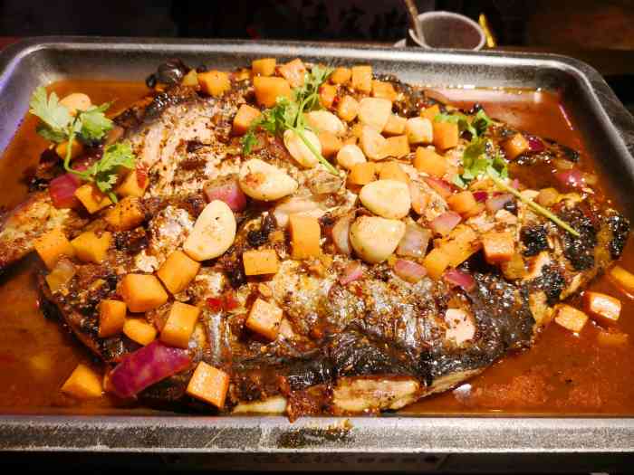 渔家傲烤全鱼(香坊万达店)-"香坊万达新开的一家烤鱼,就在楚国烤鱼