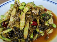 咸菜毛豆炒野笋-张鸟园农家乐(张鸟园店)