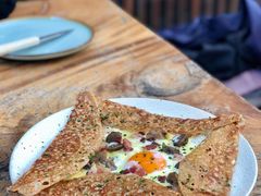 鸡蛋蘑菇熏肉荞麦可丽饼-RAC BAR(安福路店)