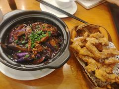 鱼香茄子煲-牧羊餐厅