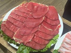 新鲜牦牛雪花肉片-银同牦牛肉火锅