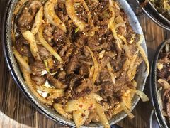 烤羊肉-味之朝·烤盘牛肉·松兰拌饭