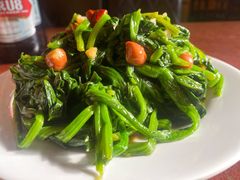 果仁菠菜-玫瑰红烤羊排(北新桥三条店)