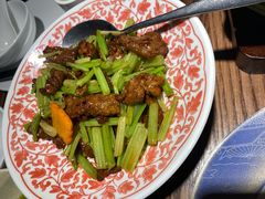 小炒黄牛肉-大客家院子餐厅(烟台山店)