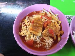 番茄味无骨烤鱼饭-中央财经大学-食堂