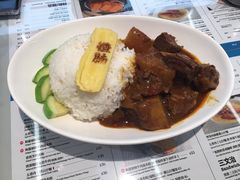 咖喱揸腩饭-敏华冰厅(平安金融中心店)