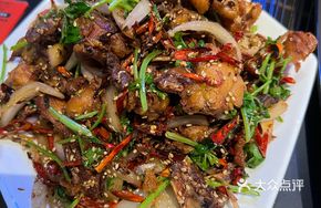 Signature Spicy Chicken Bone Stir-fry