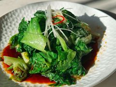 白灼生菜-后海16号·北京私房菜