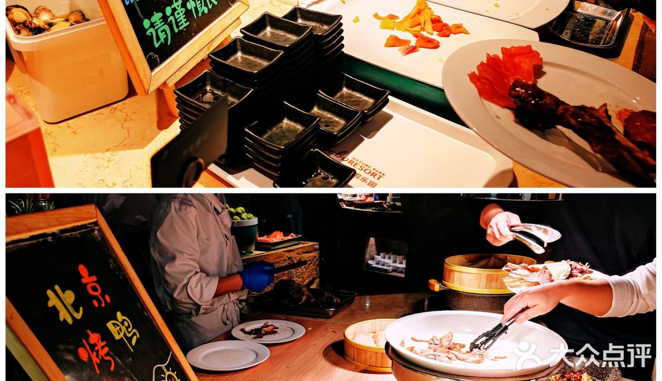 近300个餐位，结账都需要排队的热带丛林主题自助餐